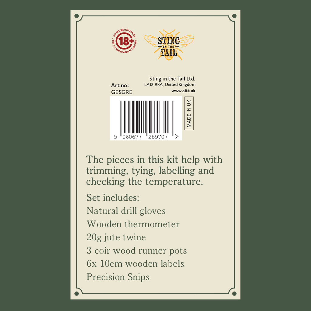 Gardener's Essentials Greenhouse Kit | Complete Gardening Gift Set - Ivy and Sol