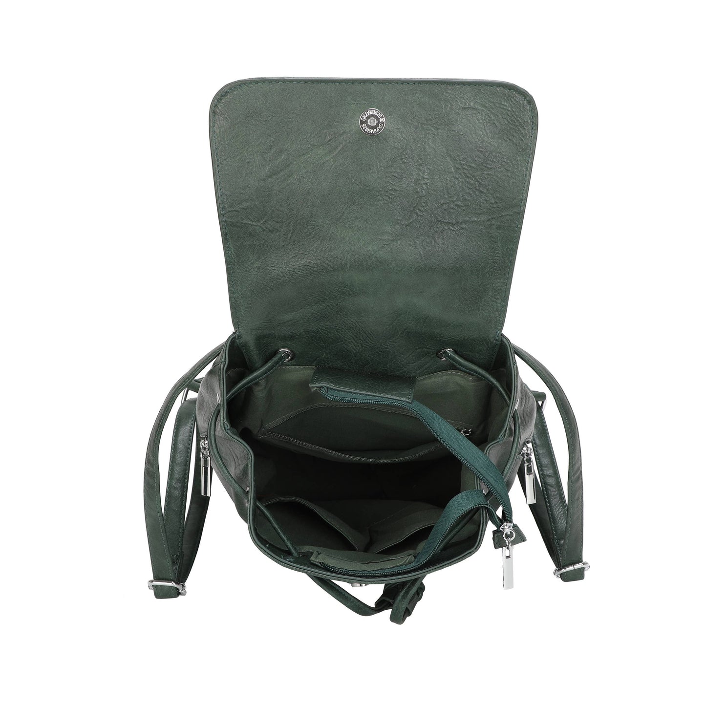 Brown Classic Drawstring Backpack
