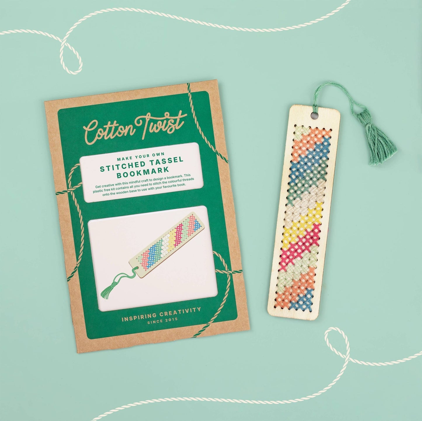 Stitched Tassel Bookmark Kit | Children's Sewing & Craft Activity - Ivy and Sol