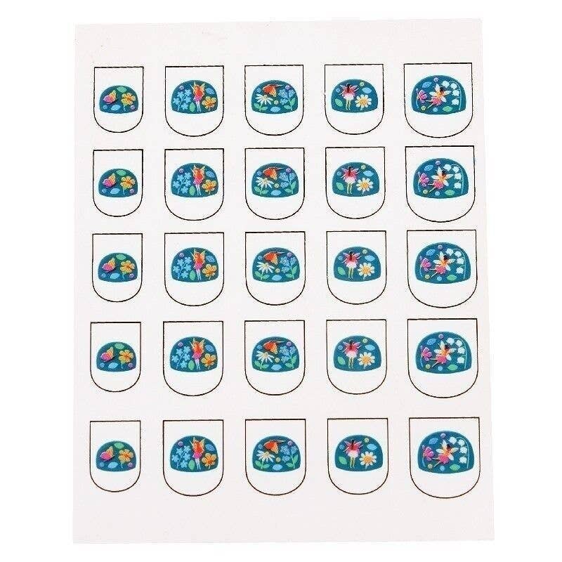 Fairies in the Garden Children's Nail Stickers | Fairy Nail Art Set