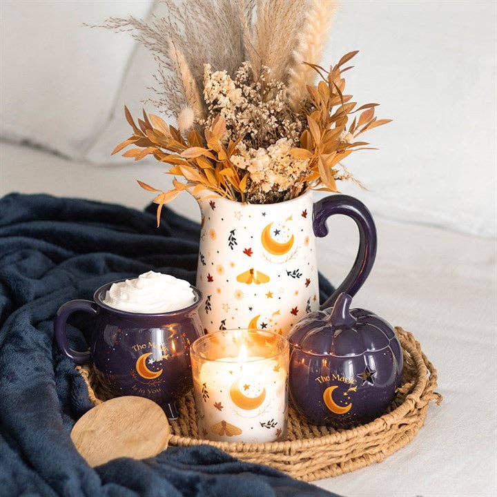 Autumn Magic Harvest Moon Ceramic Flower Vase Jug | Autumn Home Décor - Ivy and Sol