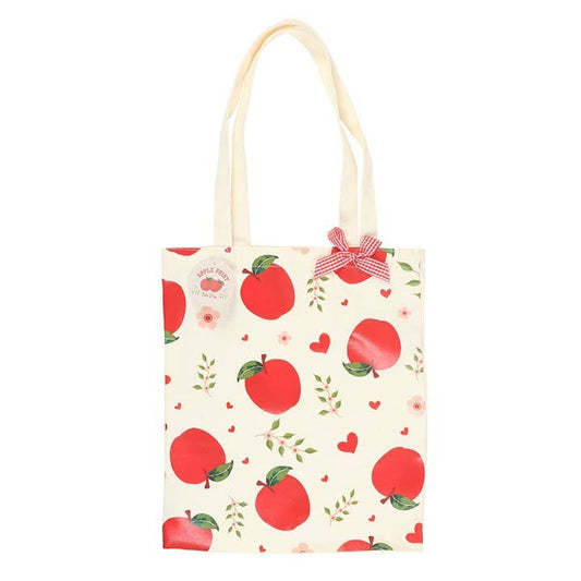 Apple Picking Tote Bag | Apple Print Eco-Friendly Shopper Bag - Ivy and Sol