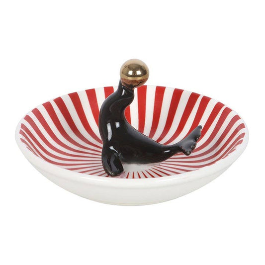Circus Seal Trinket Dish | Gothic Jewellery & Keepsake Dish - Ivy and Sol