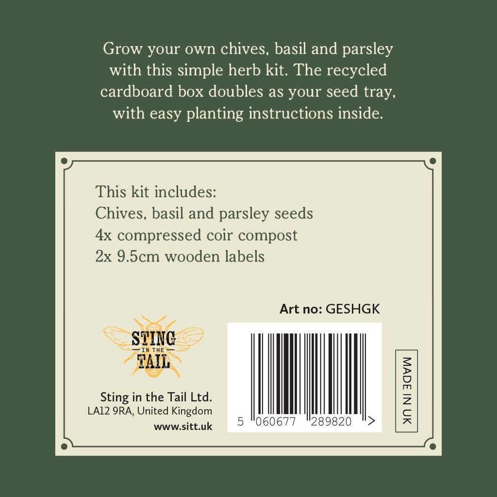 Gardener's Essentials – Herb Garden Seed Kit - Ivy and Sol