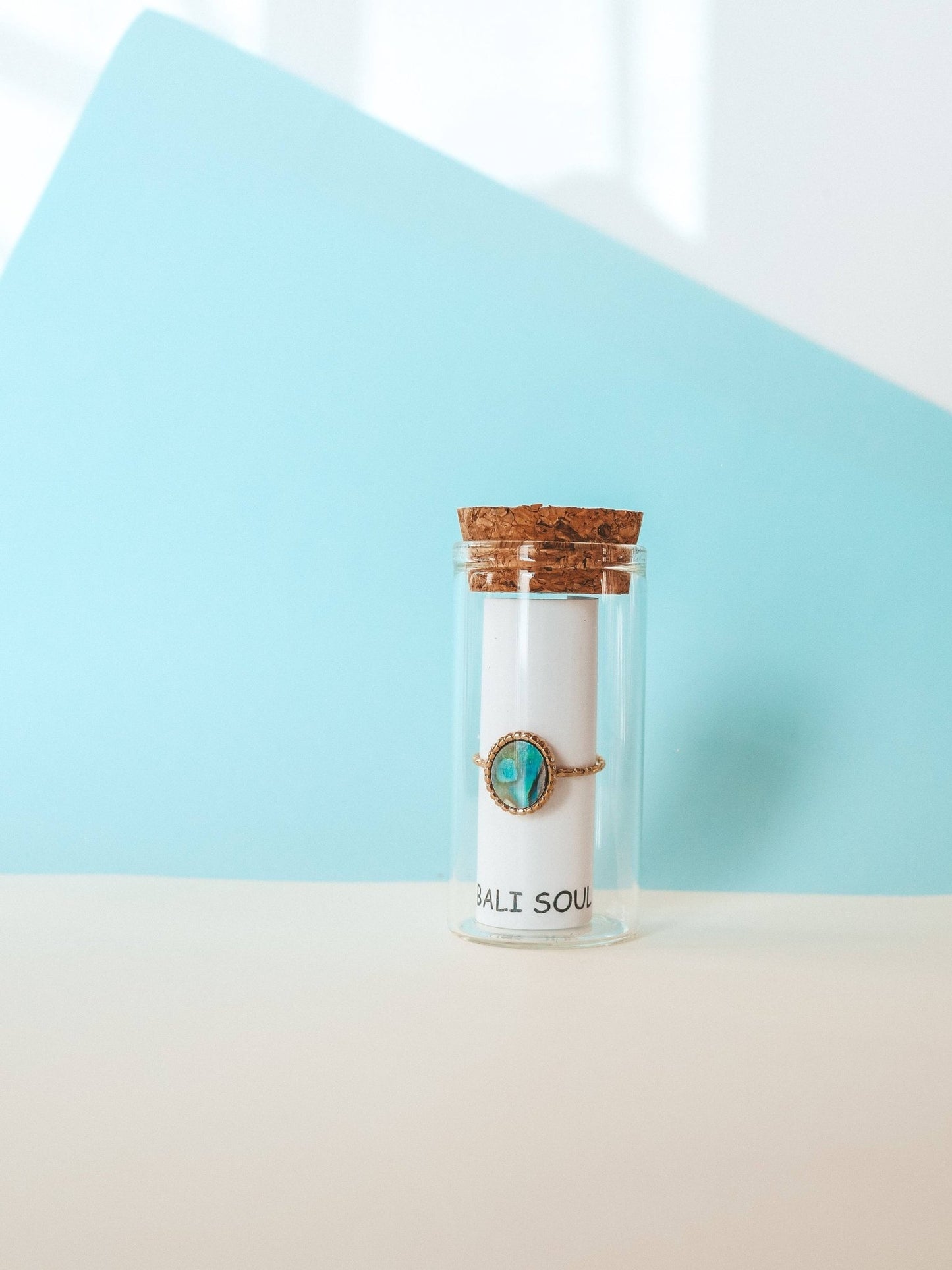 Abalone Shell Gold Ring | Waterproof 18k Gold Plated Statement Ring - Ivy and Sol