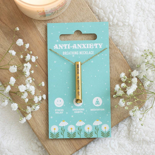 Rain or Shine Anti-Anxiety Breathing Necklace | Mindfulness Necklace