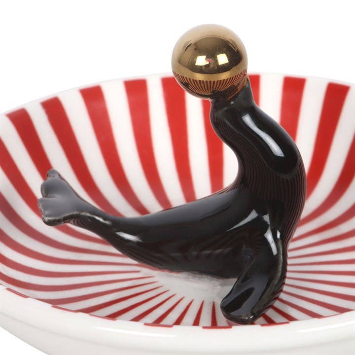 Circus Seal Trinket Dish | Gothic Jewellery & Keepsake Dish