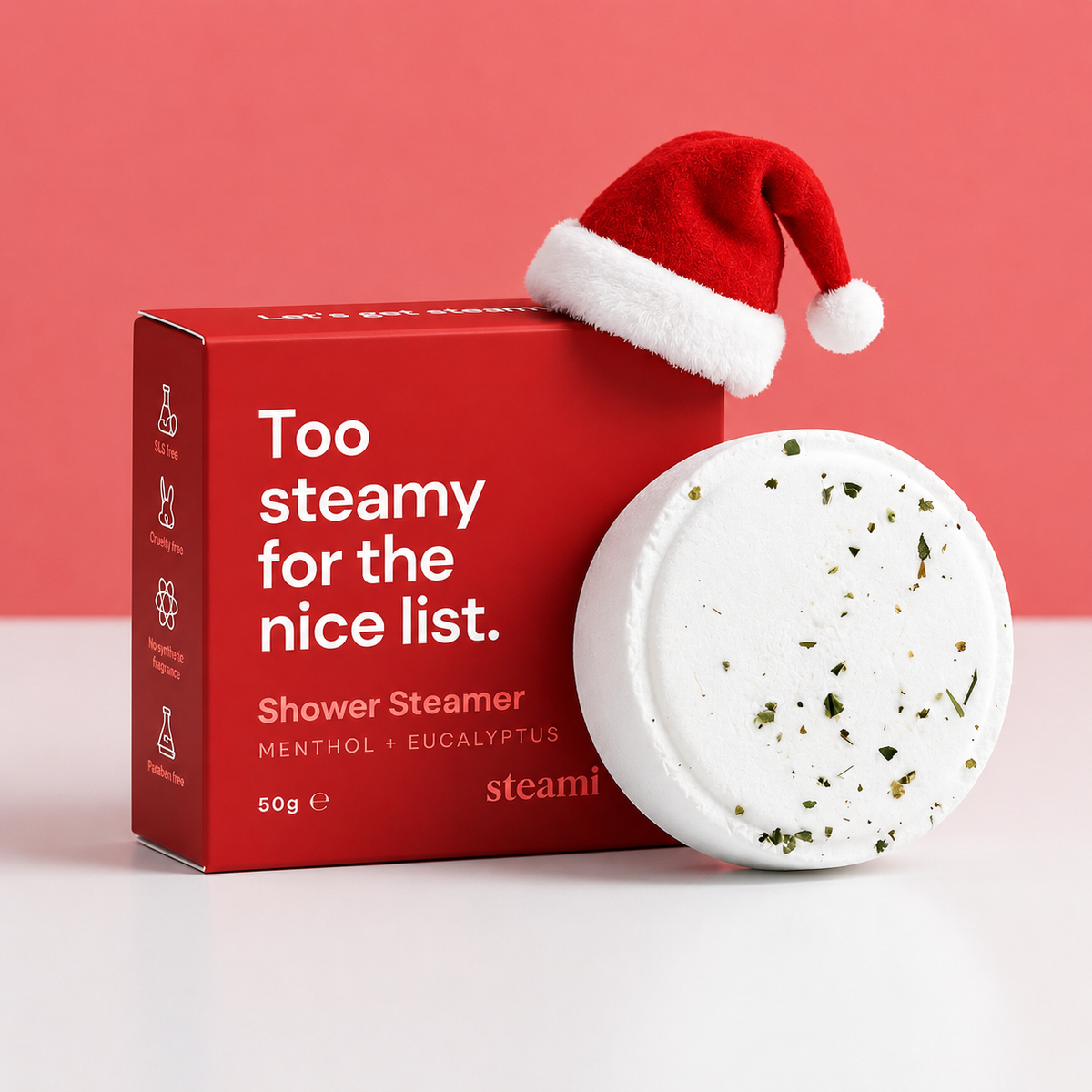 Too Steamy for the Nice List – Christmas Shower Steamer
