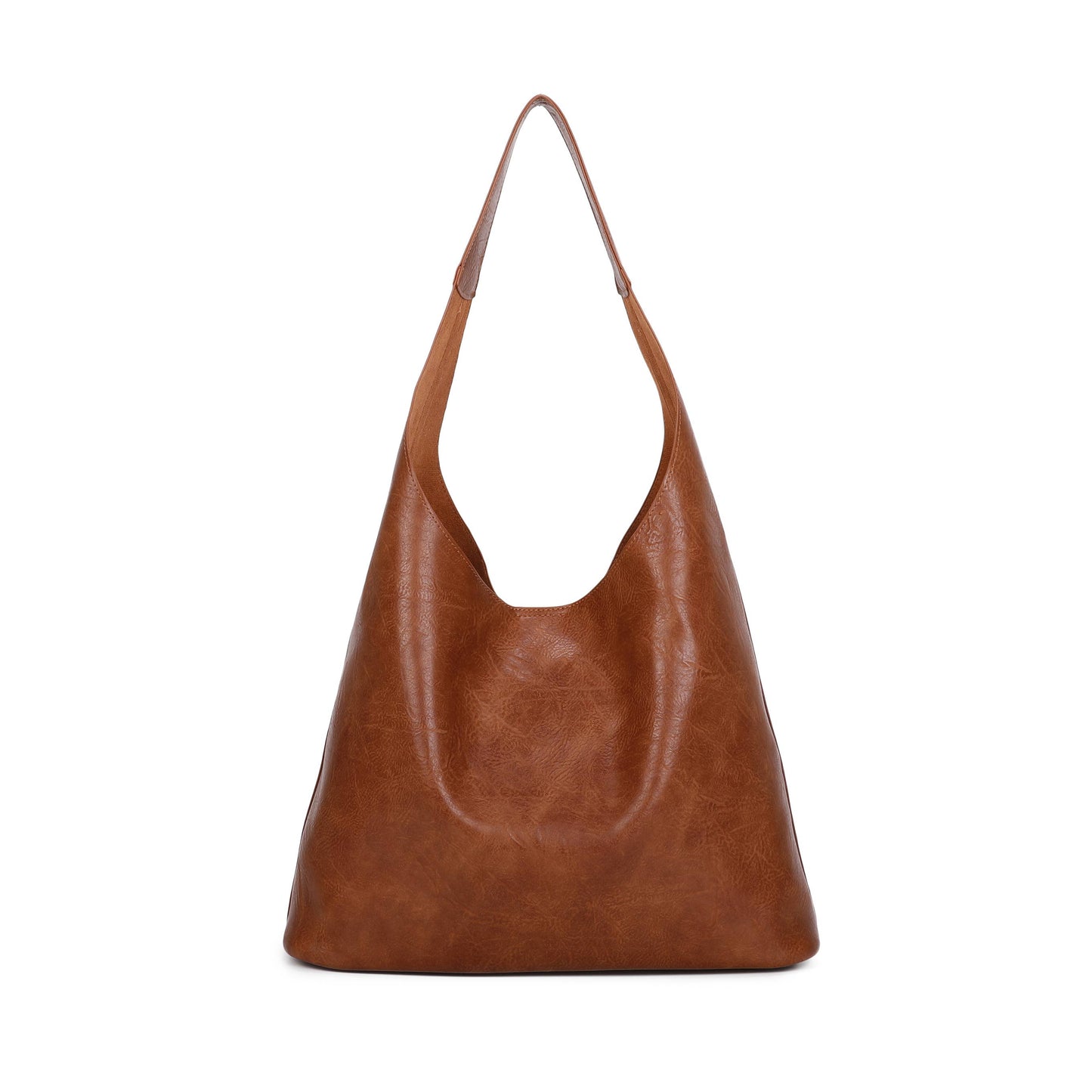 Brown Hobo Bag with Removable Inner Bag | Everyday Shoulder Bag