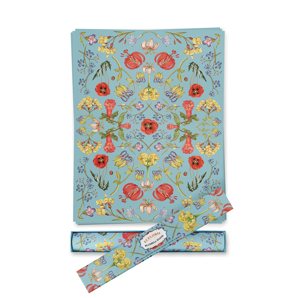 Eufloric Bluebell Wood Scented Drawer Liners