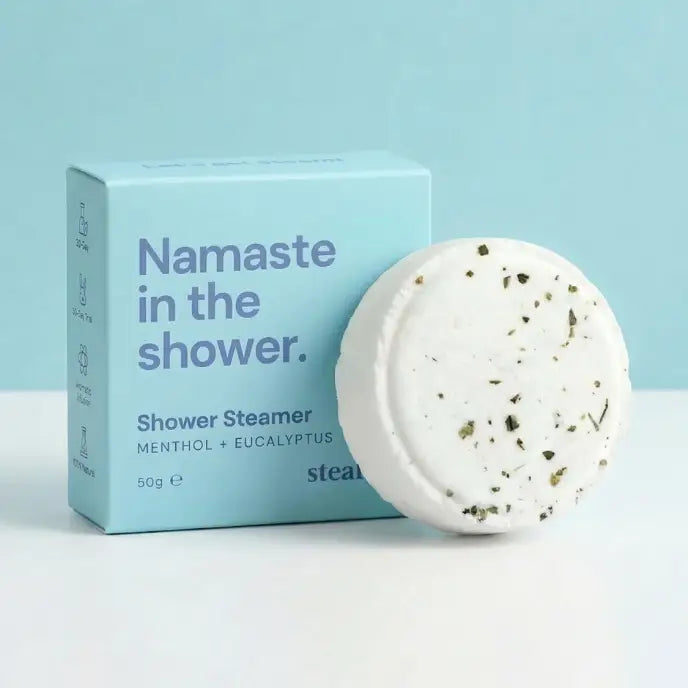 Namaste in the Shower Shower Steamer | Eucalyptus & Menthol Spa Gift UK