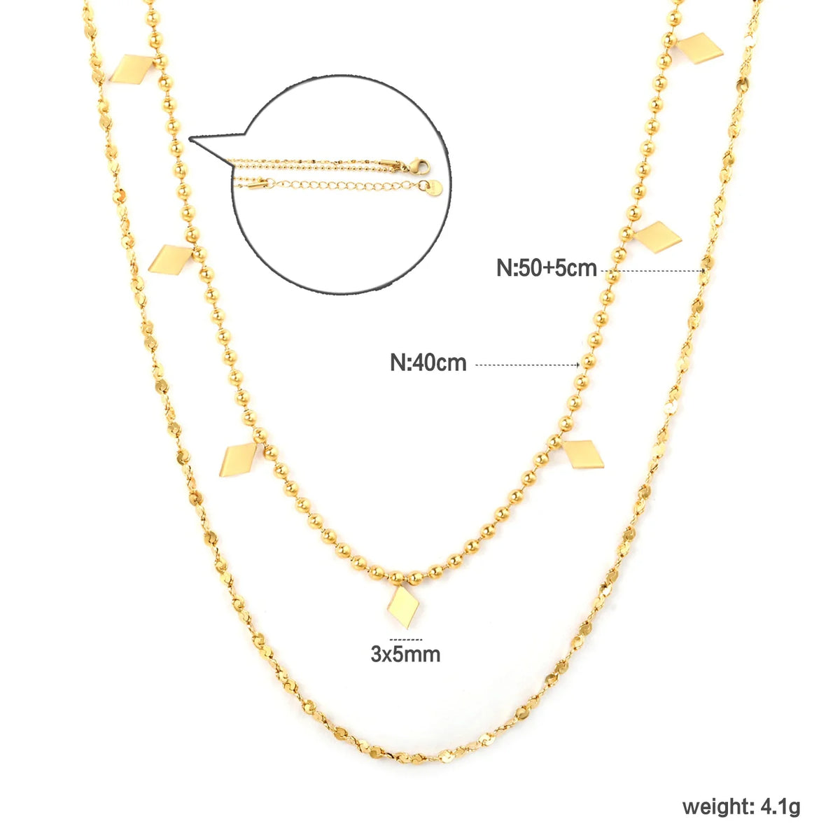 Celeste Starry Sky Layered Necklace – 18K Gold Plated