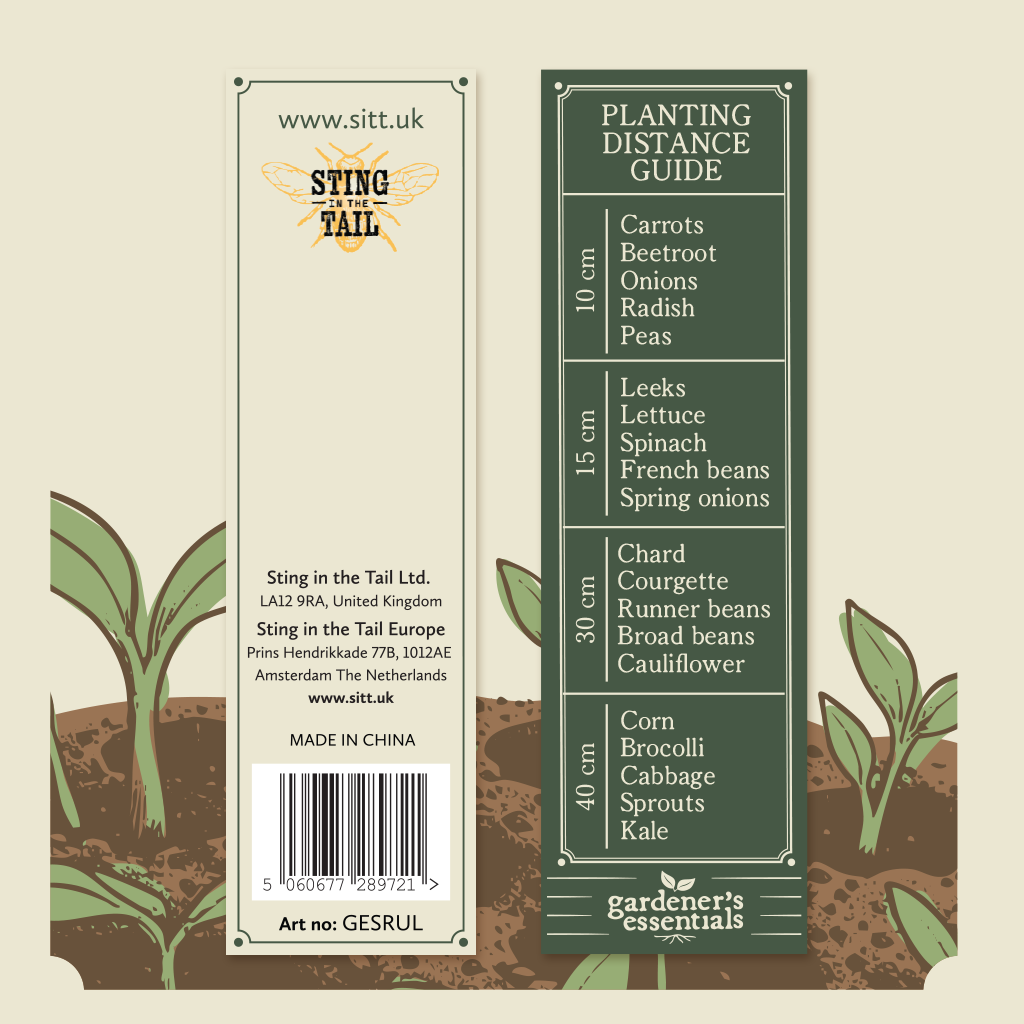 Gardener’s Essentials Wooden Folding Ruler – 2m Planting Guide