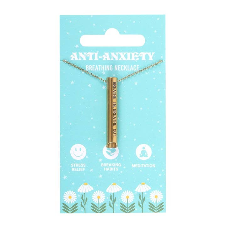 Rain or Shine Anti-Anxiety Breathing Necklace | Mindfulness Necklace