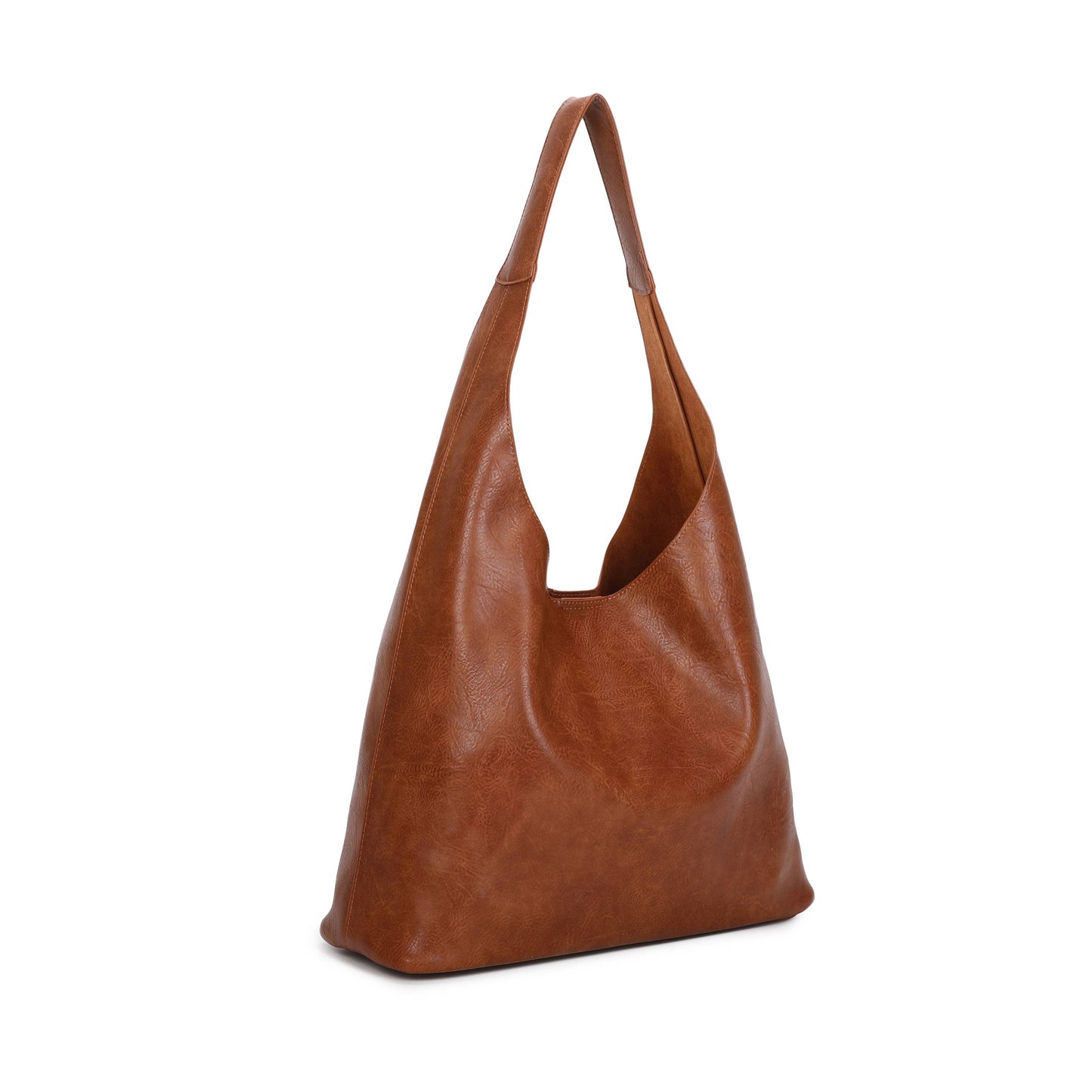 Brown Hobo Bag with Removable Inner Bag | Everyday Shoulder Bag