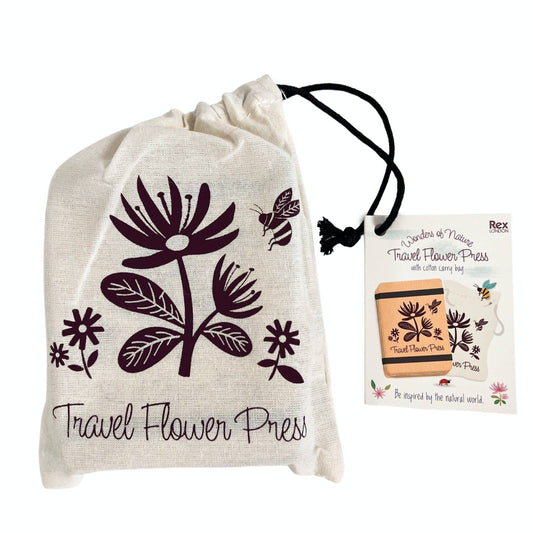Travel Flower Press | Portable Nature Journal & Flower Press Kit