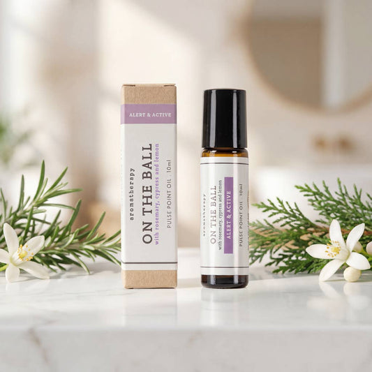 On the Ball Rosemary & Lemon Pulse Point Oil – 10ml