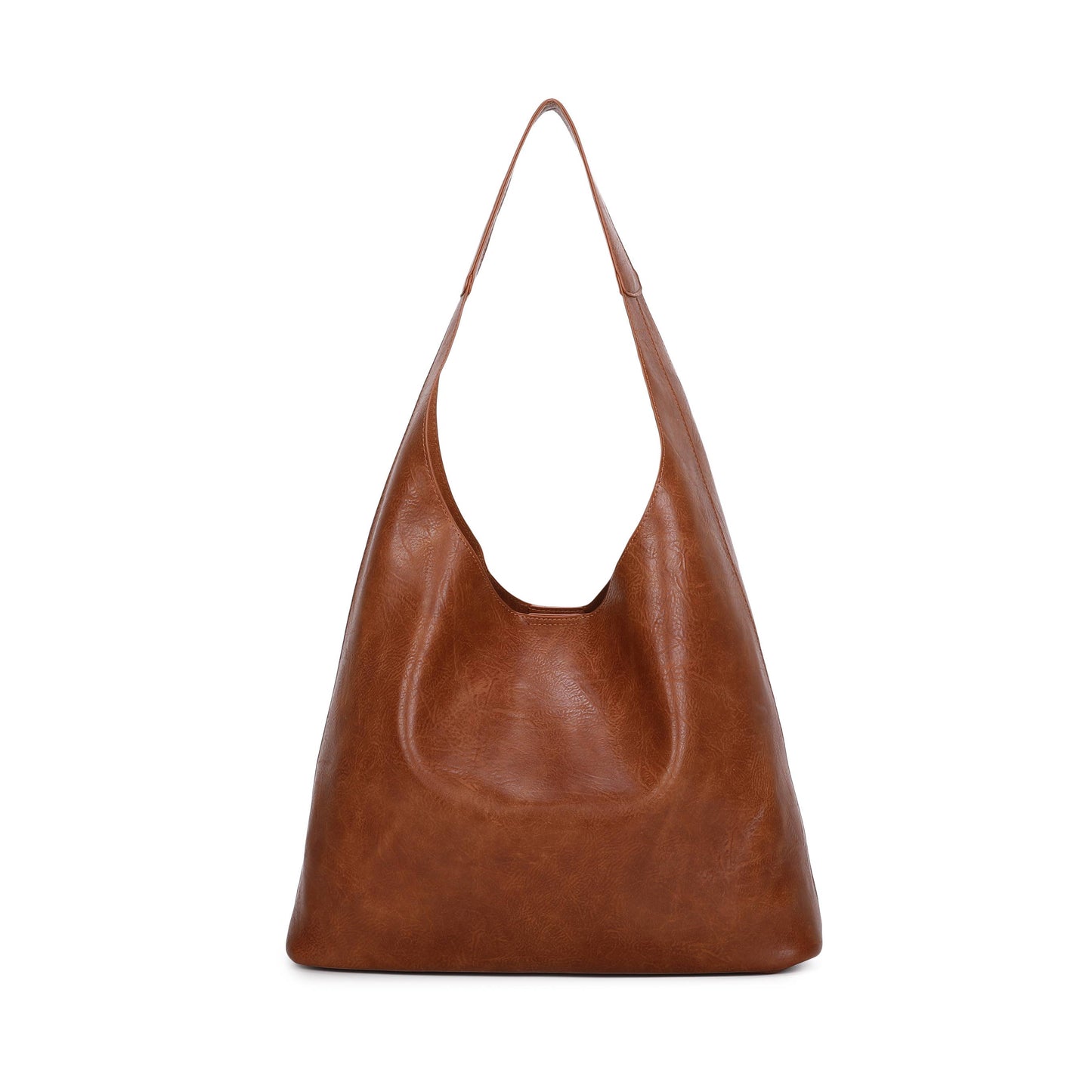 Brown Hobo Bag with Removable Inner Bag | Everyday Shoulder Bag