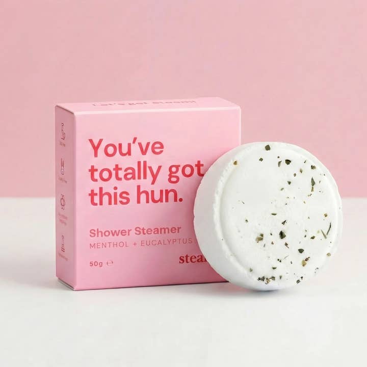 You've Got This Hun Shower Steamer | Eucalyptus & Menthol Self-Care Gift UK