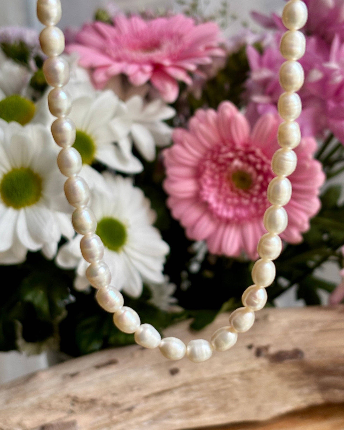 18ct Gold Plated Fresh Water Pearl Necklace