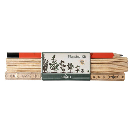 Gardener’s Essentials Planting Kit – Ruler, Plant Labels & Pencil