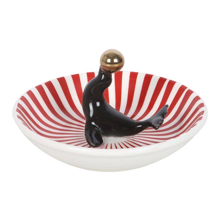 Circus Seal Trinket Dish | Gothic Jewellery & Keepsake Dish