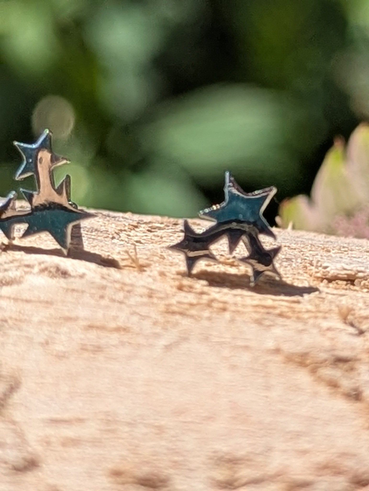 Tarnish Resistant Silver Star Cluster Stud Earrings | Waterproof Jewellery UK - Ivy and Sol