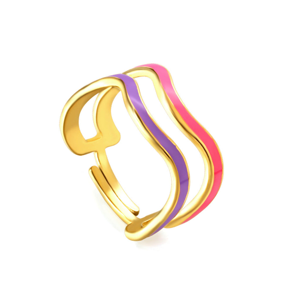 Adjustable Gold Ring – 18K Gold Plated Stainless Steel